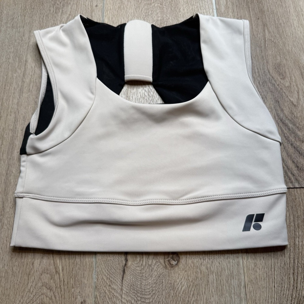 Forme Womens Sports Power Bra Posture Support Cream Size Large